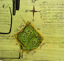 Дача 557 Пустынской волости Сольвычегодского уезда, 1787 г., РГАДА 3. Карта
