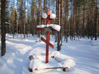 Памятный Крест, Старые Еля, фото 10.03.12